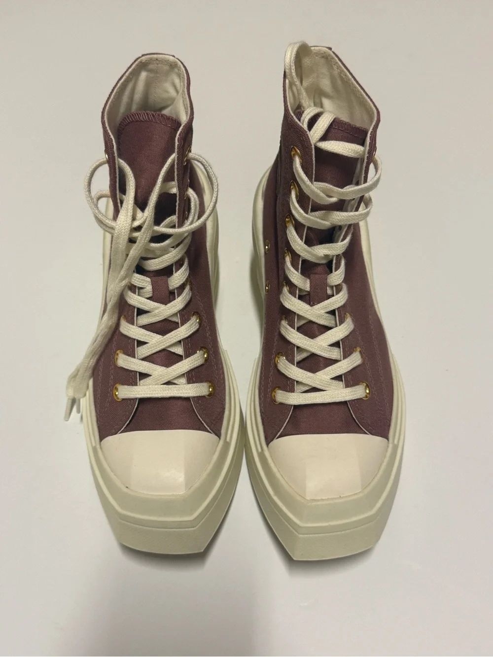 Converse Chuck 70 De Luxe Wedge Mauve Women’s 7  Chunky Platform EUC Y2K NWOB